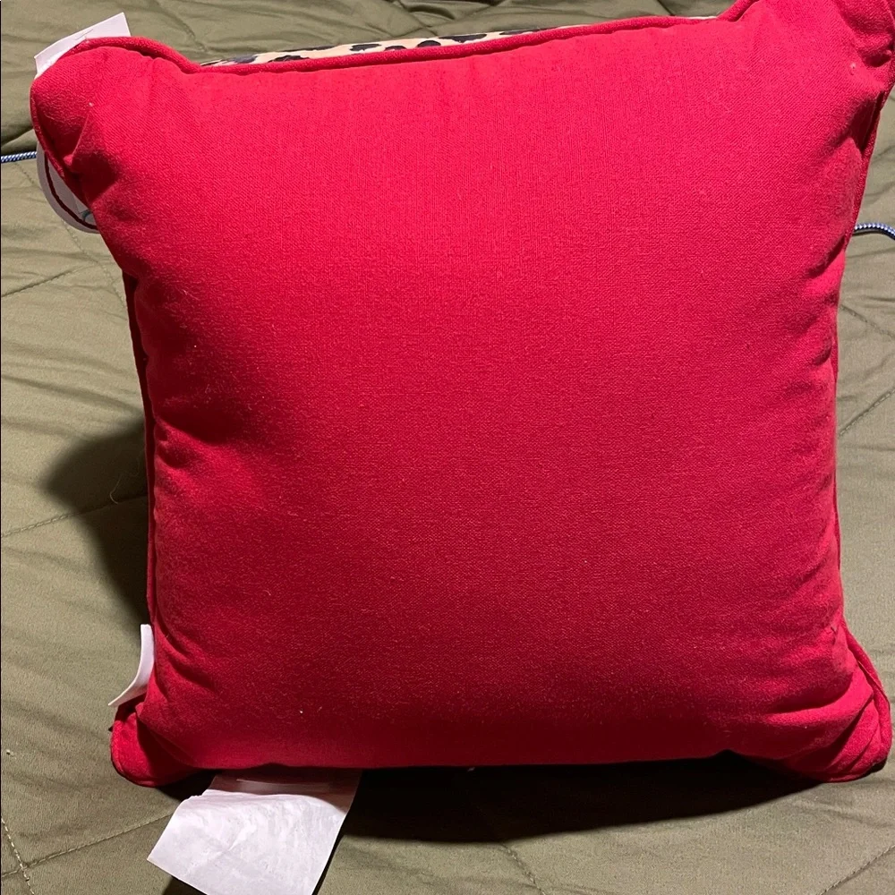NWT Santa playing golf decorative pillow